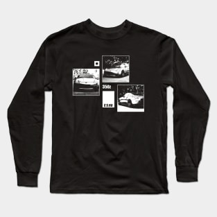 NISSAN 350Z Black 'N White Archive (Black Version) Long Sleeve T-Shirt